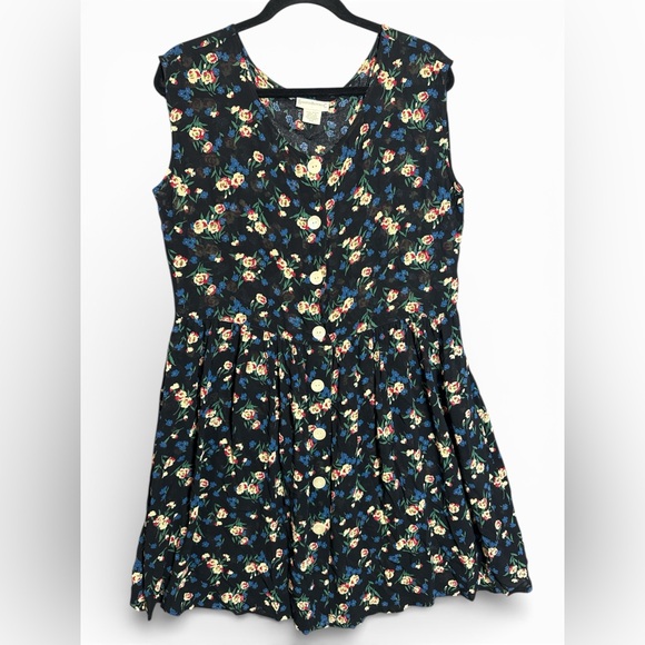 Banana Republic Dresses & Skirts - Vintage 90s Banana Republic Floral‎ Midi Dress Cottagecore Coquette Indie Grunge